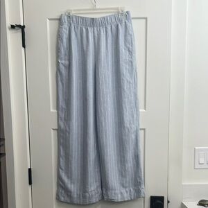 Abercrombie & Fitch Light Blue Elastic Waist Pants, Medium